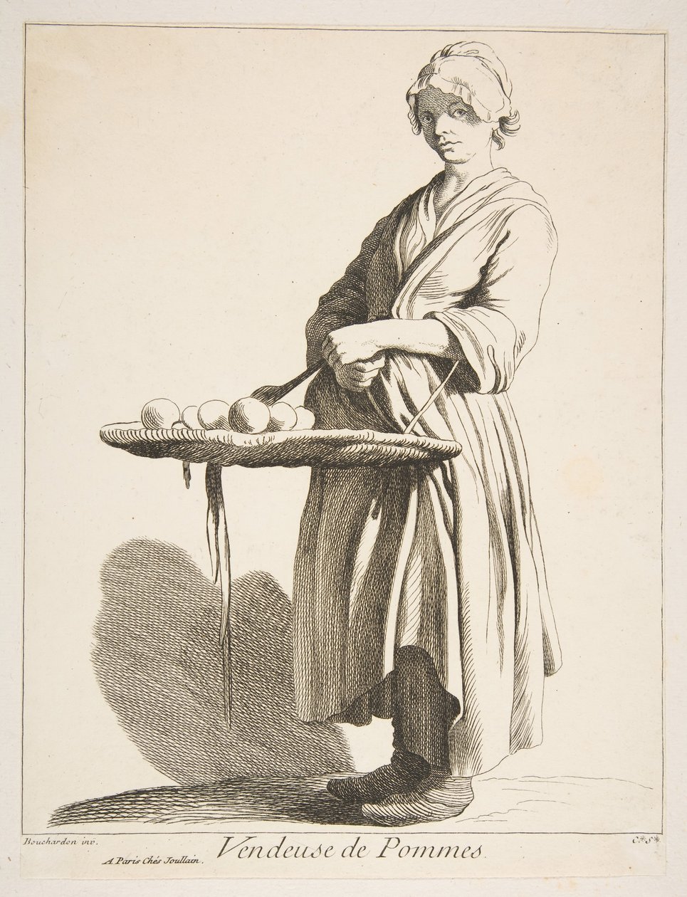 Venditore di Mele, 1746 da Anne Claude Philippe de Caylus