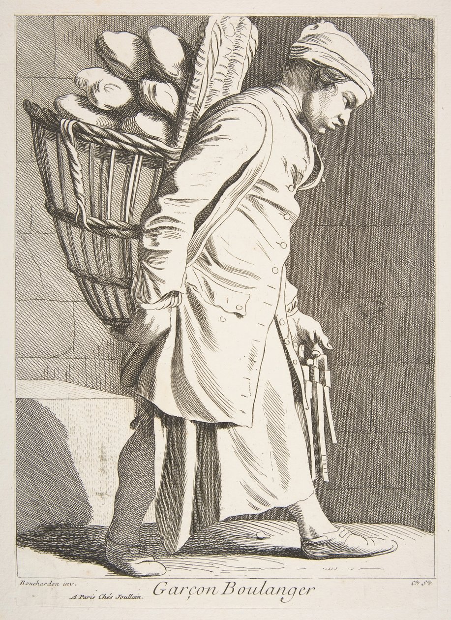 Ragazzo fornaio da Anne Claude Philippe de Caylus