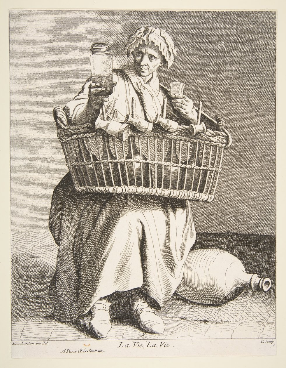 Venditore di Brandy da Anne Claude Philippe de Caylus