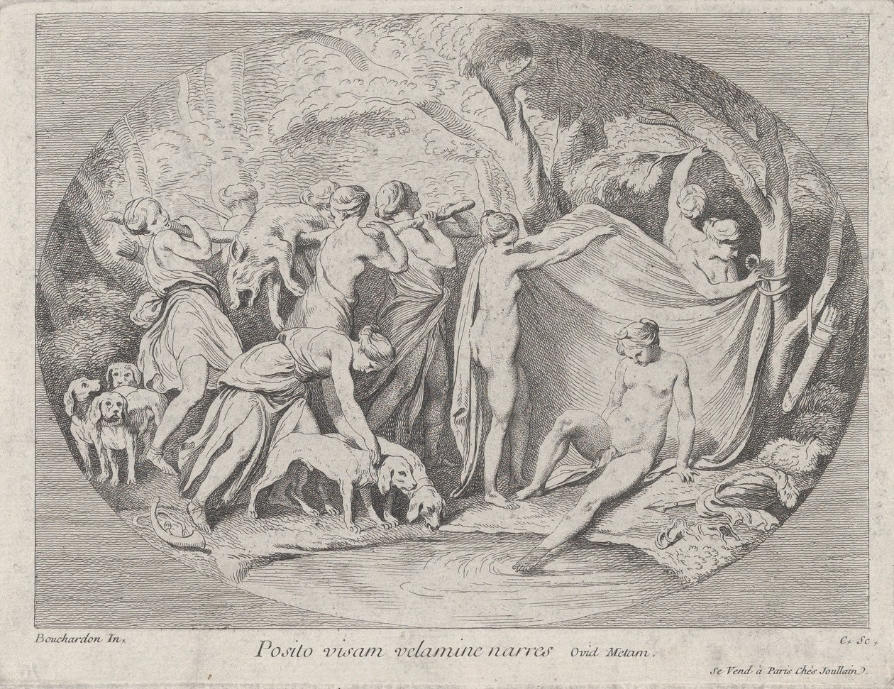 Diana al bagno dopo il ritorno dalla caccia, ca. 1730-60 da Anne Claude Philippe de Caylus