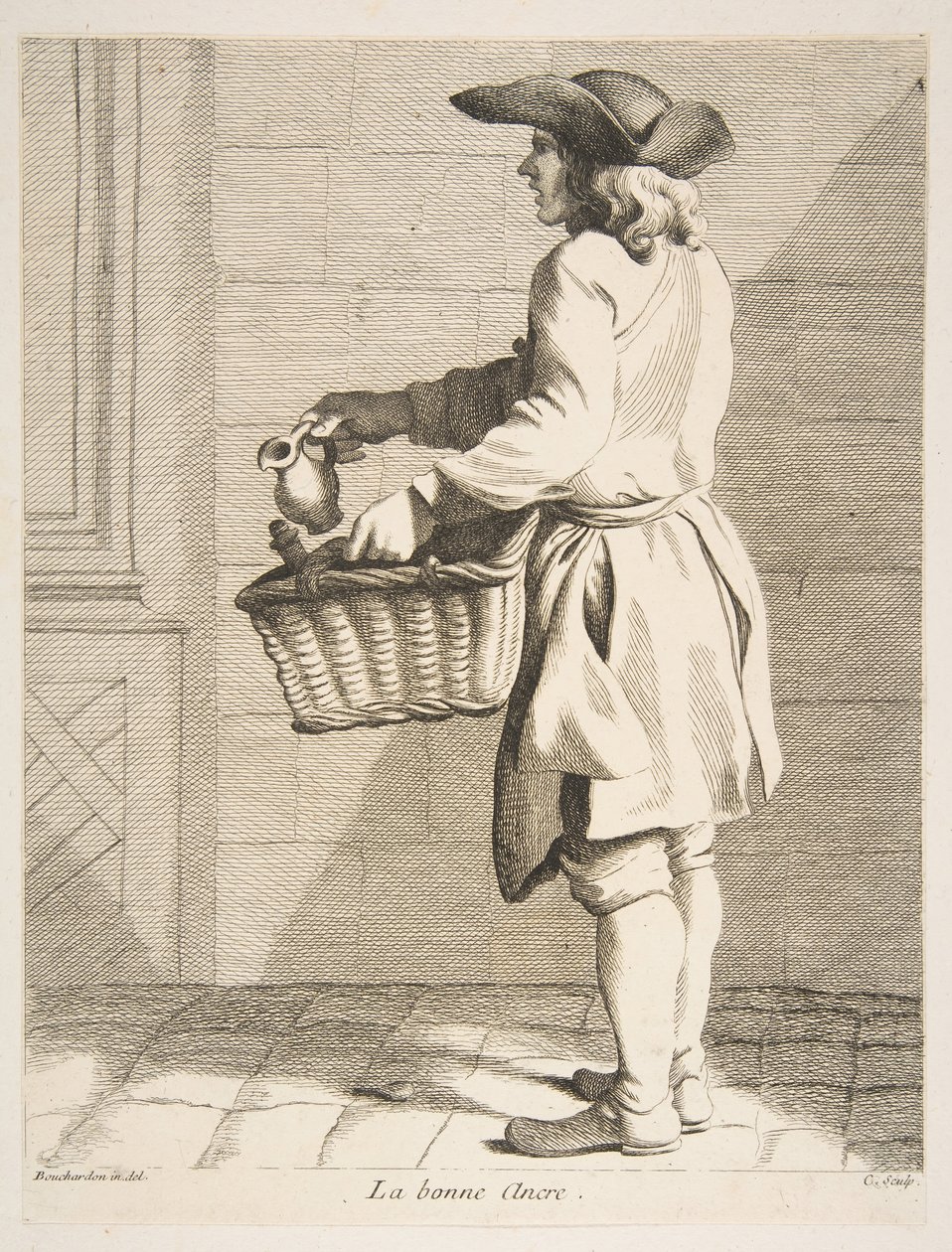 Venditore di inchiostro, 1746 da Anne Claude Philippe de Caylus