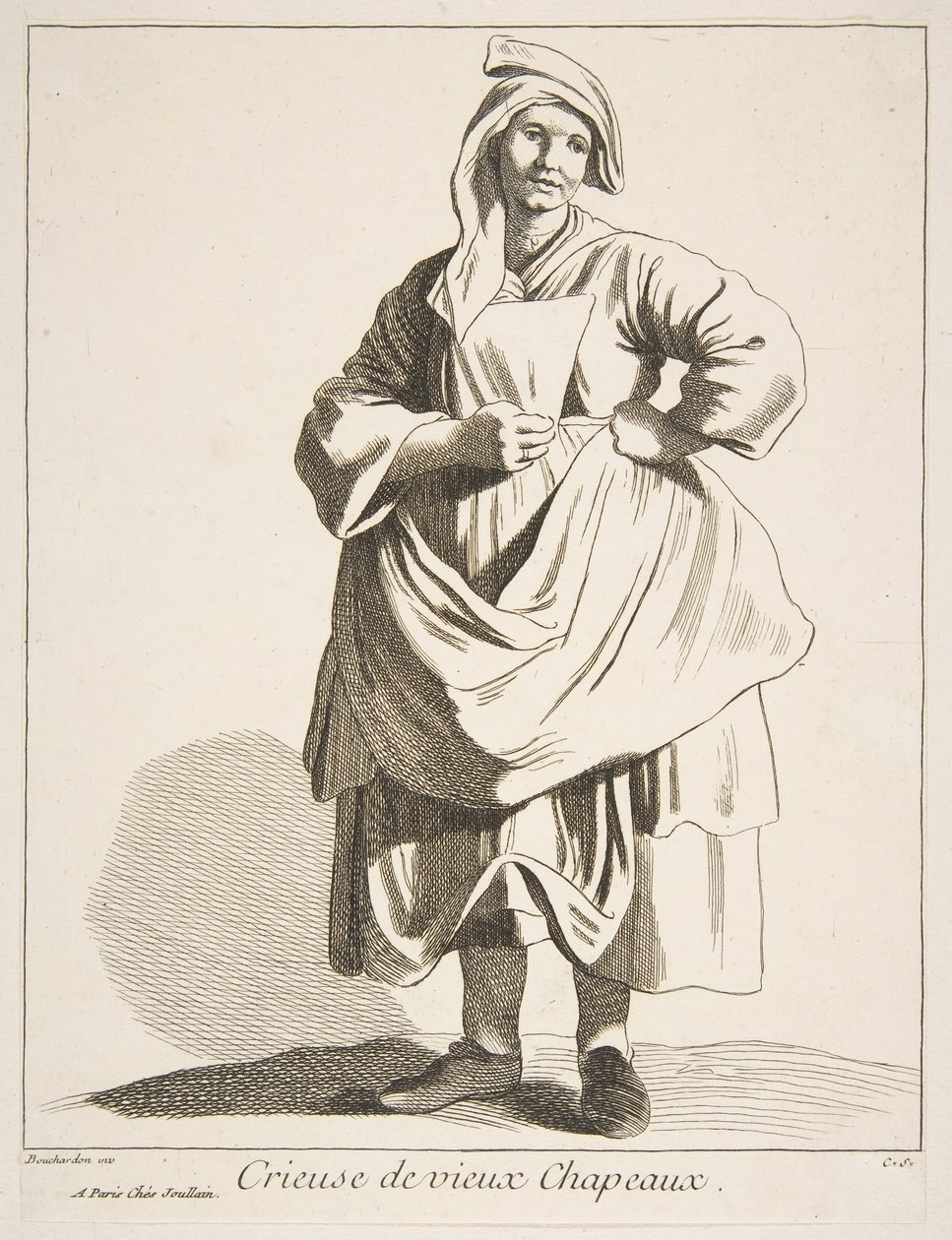 Venditore di vecchi cappelli da Anne Claude Philippe de Caylus