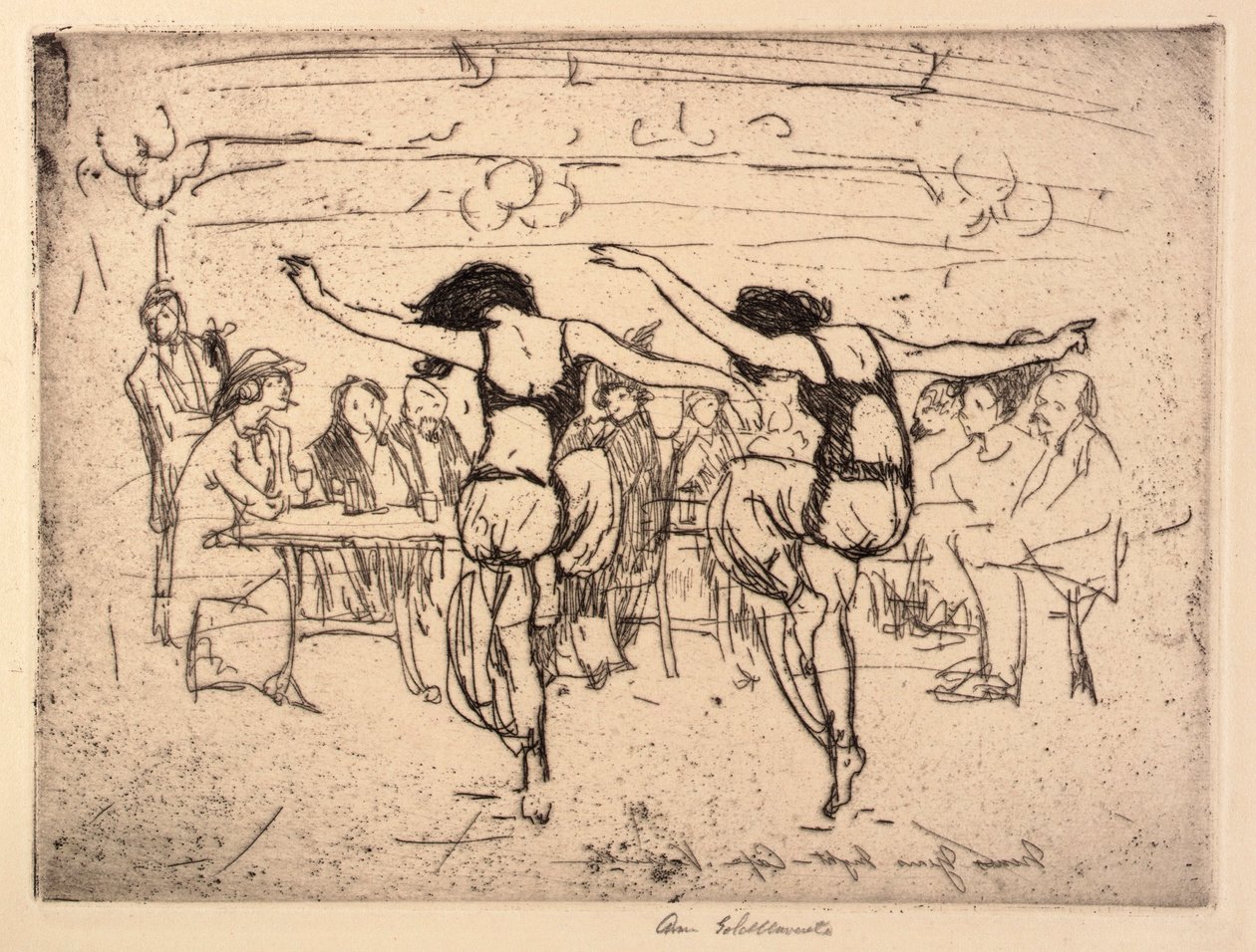 Notte di Capodanno - Caffè Versaille da Anne Goldthwaite