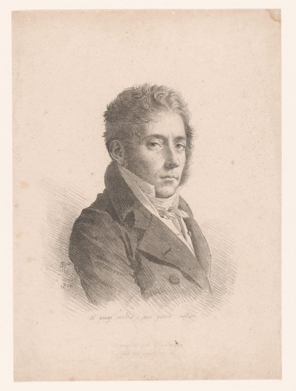 Ritratto di Marie Philippe Coupin de la Couperie da Anne Louis Girodet Trioson