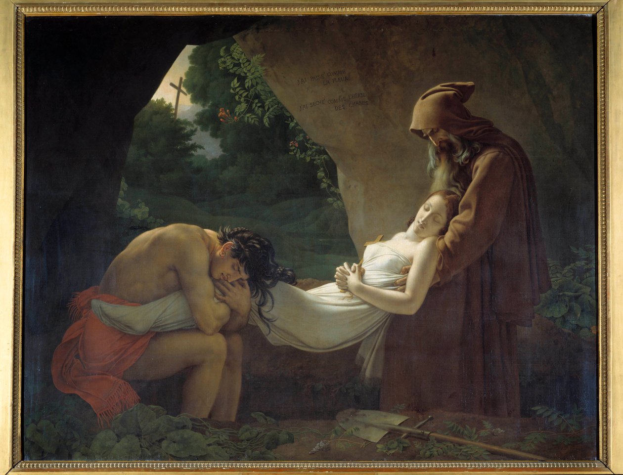 Atala alla tomba o funerale di Atala da Anne Louis Girodet de Roucy Trioson