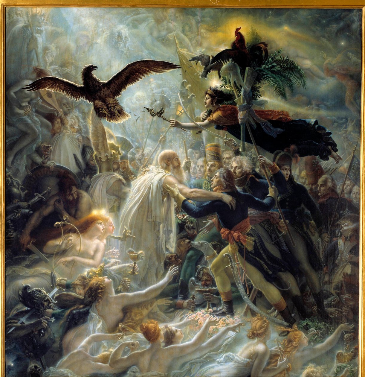 Apoteosi degli eroi francesi morti per la patria durante la Guerra di Libertà, omaggio offerto a Napoleone Bonaparte da Anne Louis Girodet de Roucy Trioson