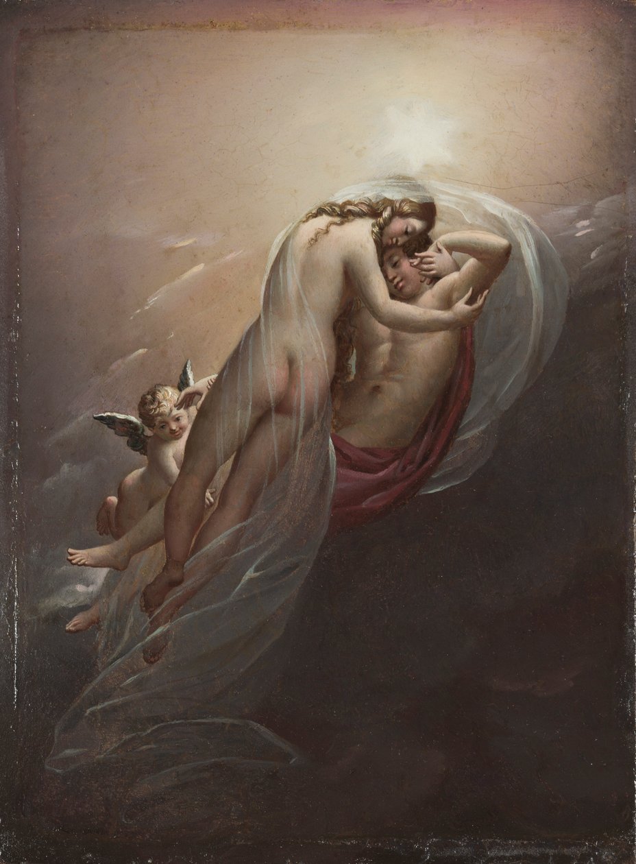 Aurora e Cefalo, c.1810 da Anne-Louis Girodet de Roucy-Trioson