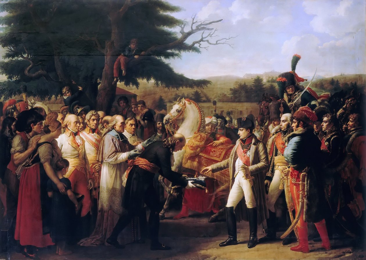 Napoleone Bonaparte Riceve le Chiavi di Vienna al Palazzo di Schönbrunn, 13 novembre 1805 da Anne Louis Girodet de Roucy Trioson