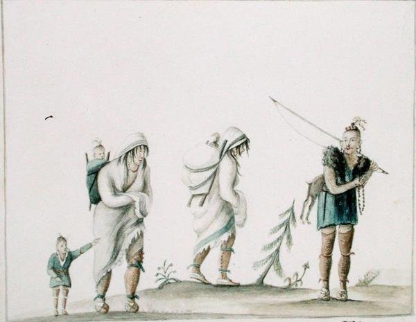Famiglia indiana, c.1807 da Anne Marguerite Hyde de Neuville