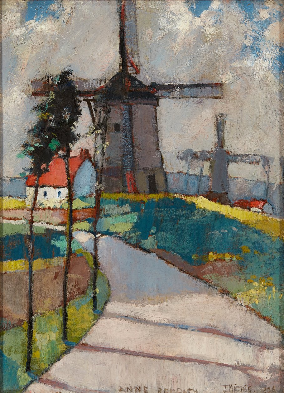 Mulini a vento al Pas De Calais da Anne Redpath