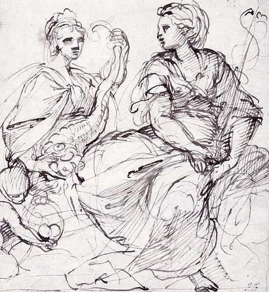 Abbondanza e Felicità da Annibale Carracci