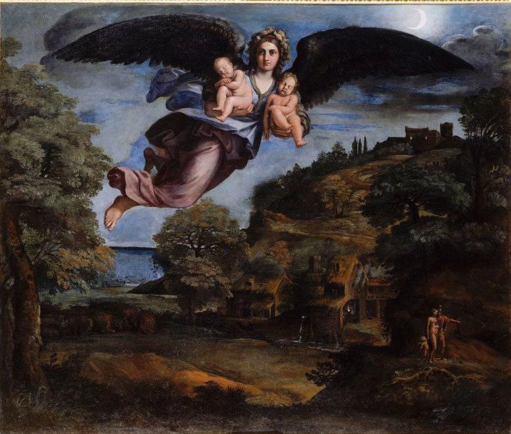 Allegoria della notte da Annibale Carracci