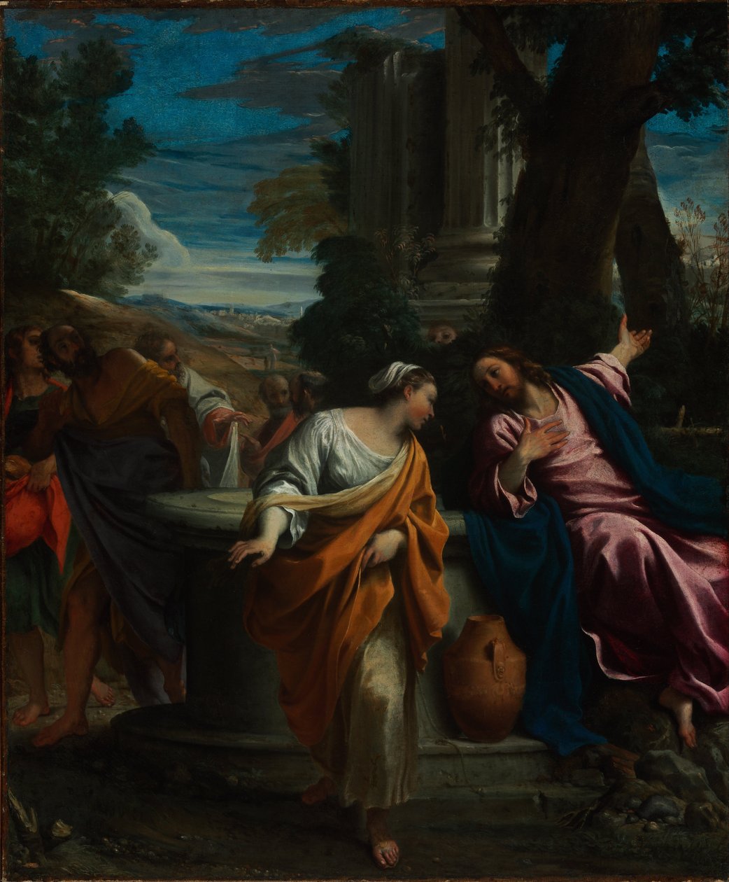 Cristo e la Samaritana da Annibale Carracci