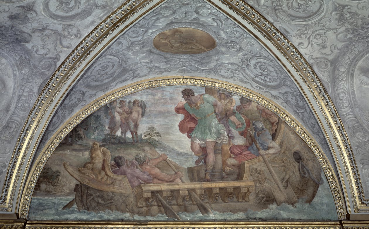 Lunetta raffigurante Ulisse e le Sirene, dal 