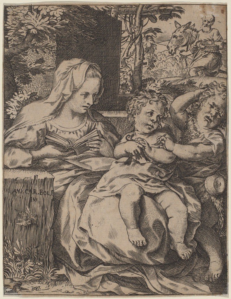 Madonna della rondine da Annibale Carracci