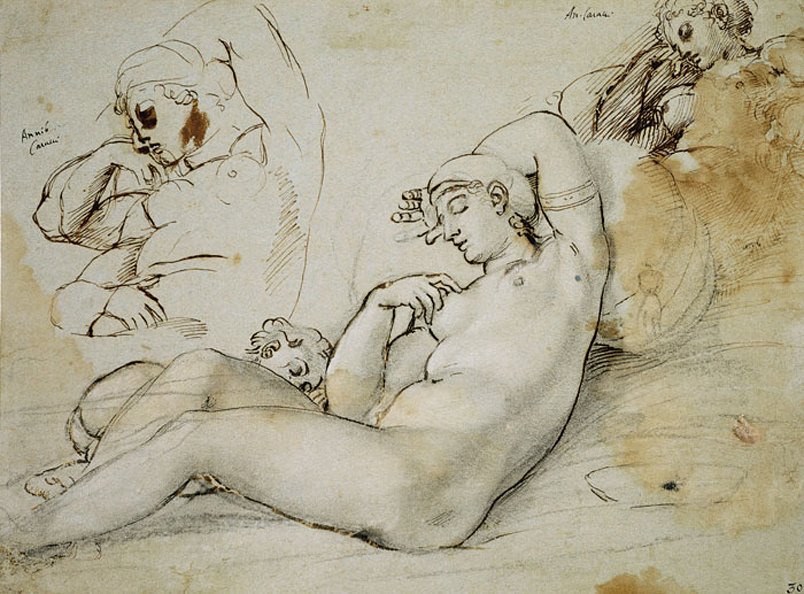 Venere dormiente da Annibale Carracci