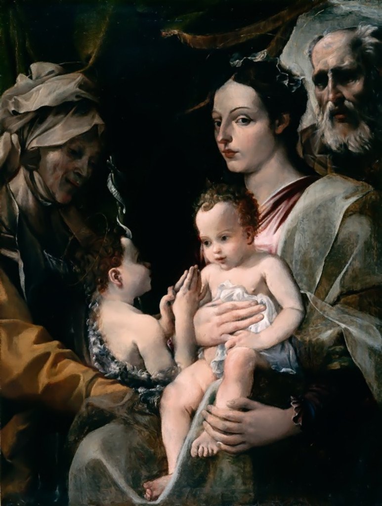 La Sacra Famiglia con Sant