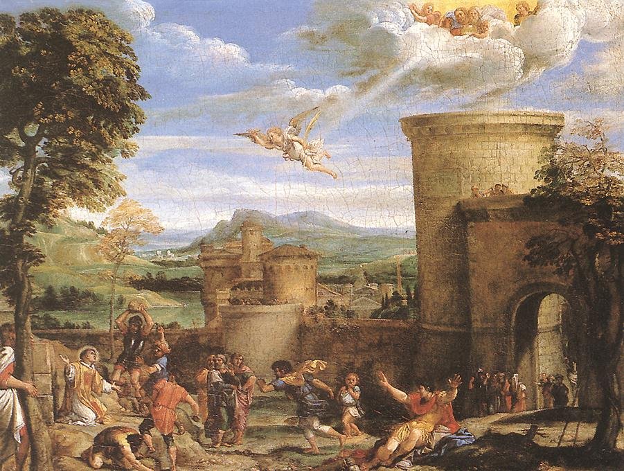 Il Martirio di Santo Stefano da Annibale Carracci
