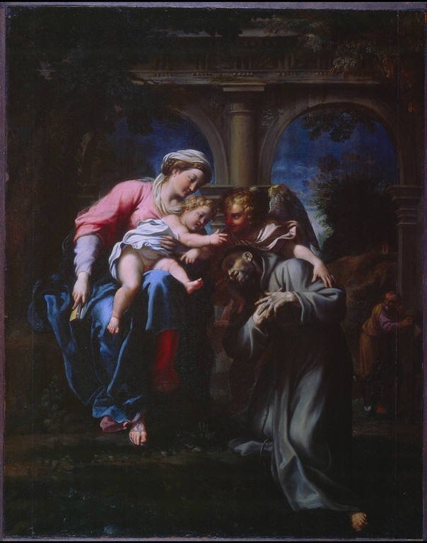 La visione di San Francesco da Annibale Carracci