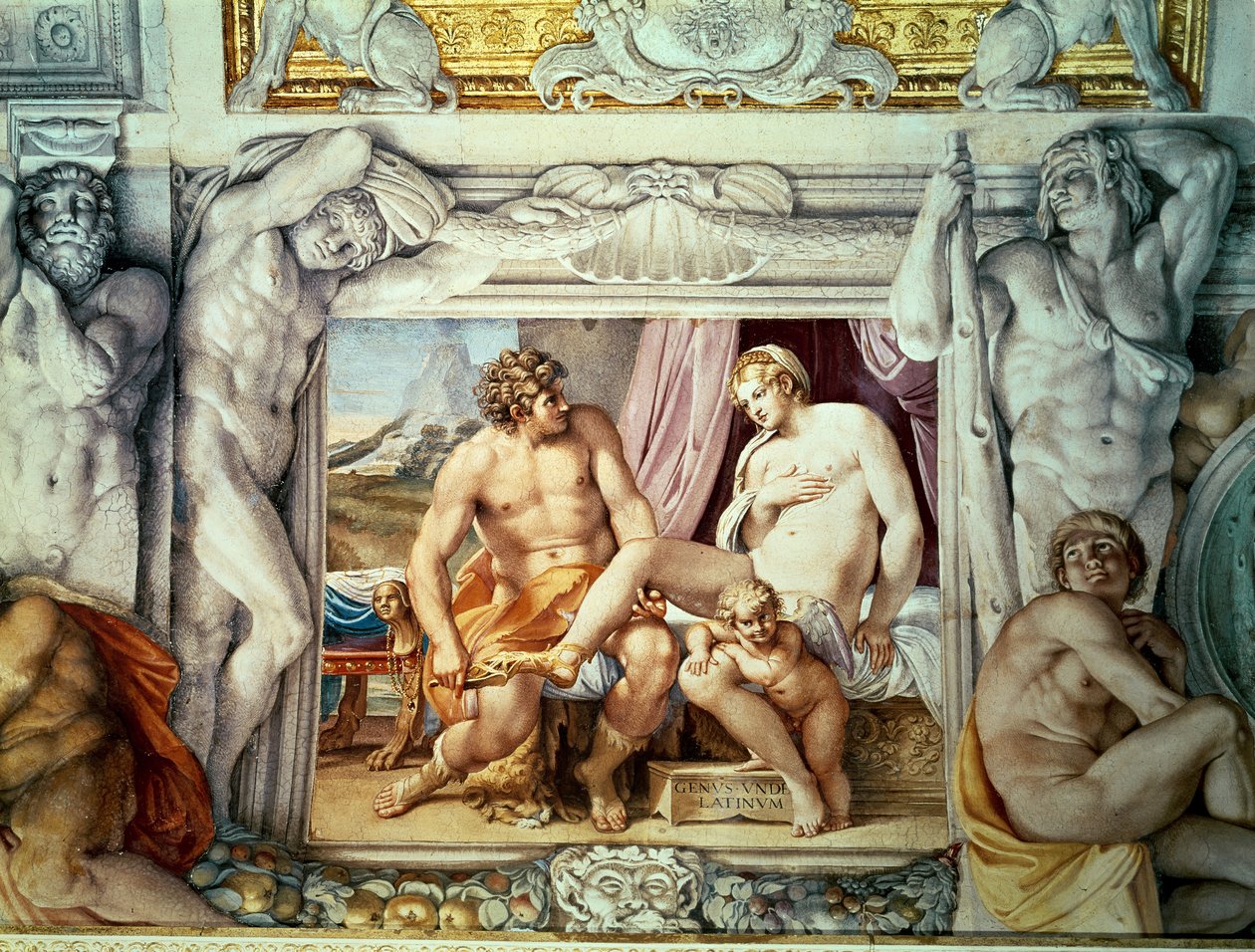 Venere e Anchise da Annibale Carracci