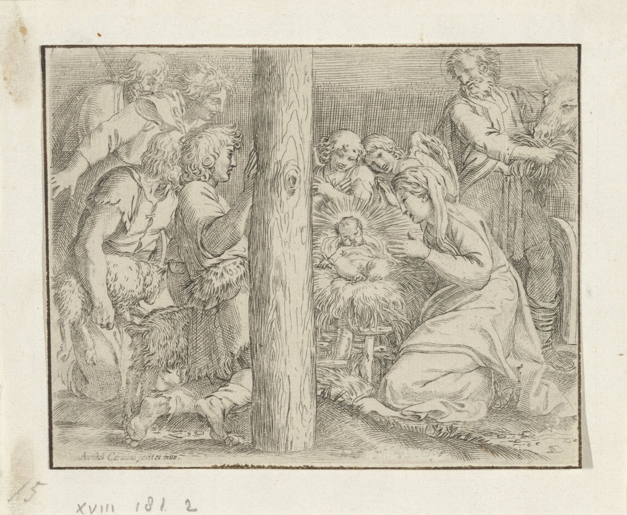 Adorazione dei pastori da Annibale Carracci