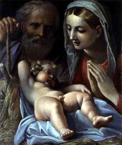 Sacra Famiglia da Annibale Carracci
