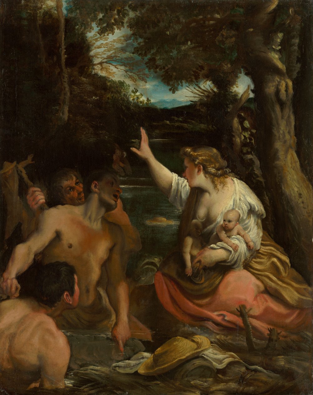 Latona e i contadini licii Latona protegge i suoi figli da Annibale Carracci