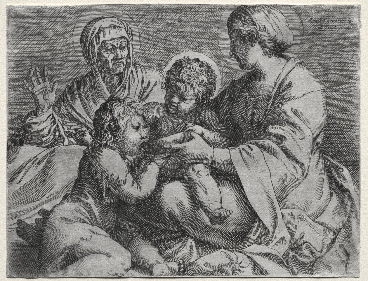 Madonna con la ciotola da Annibale Carracci