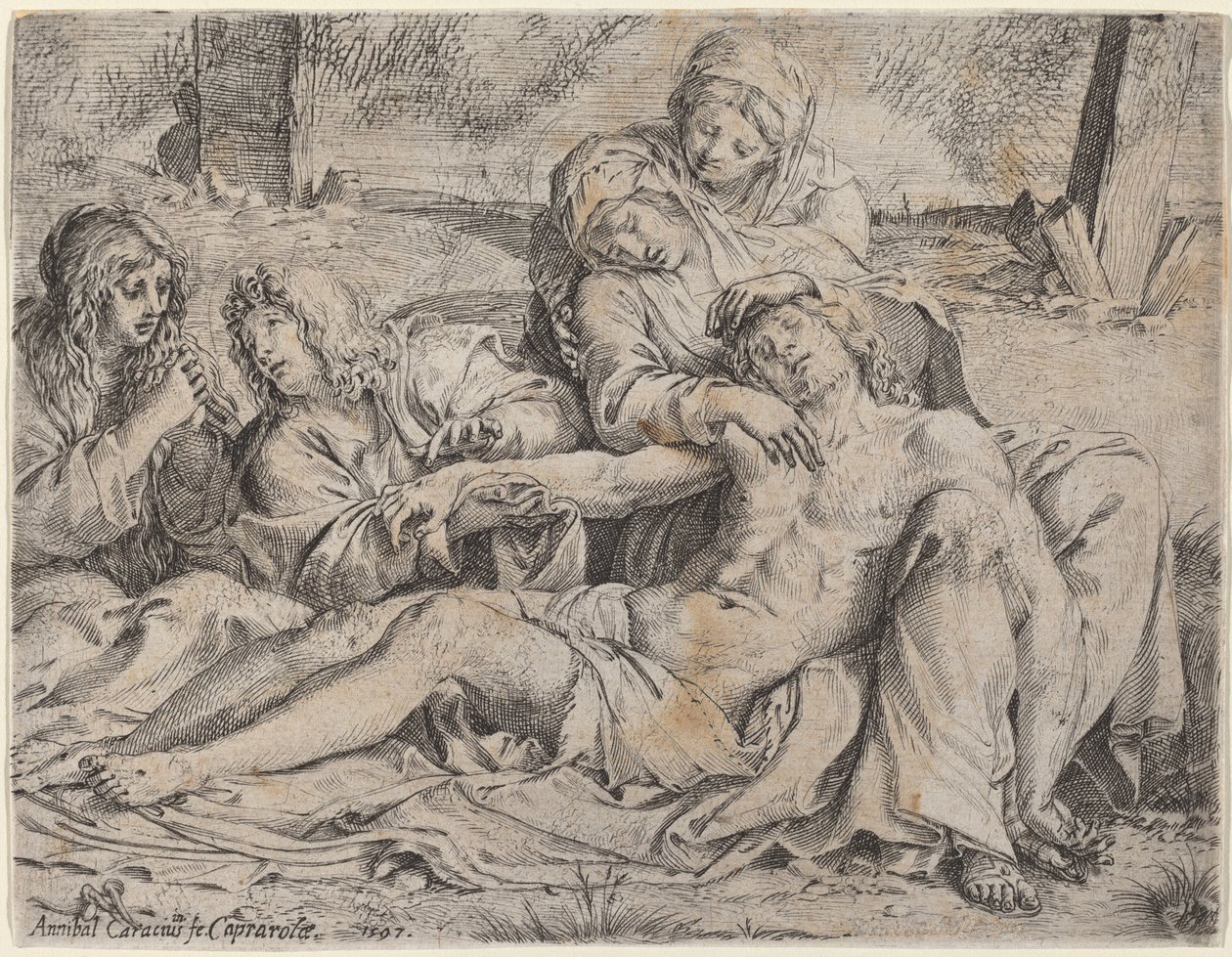 Pietà (il "Cristo di Caprarola") da Annibale Carracci