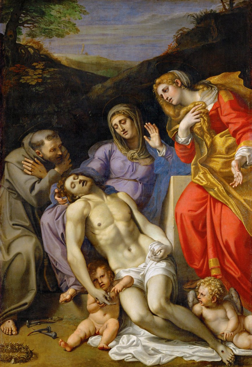 Pietà ... da Annibale Carracci