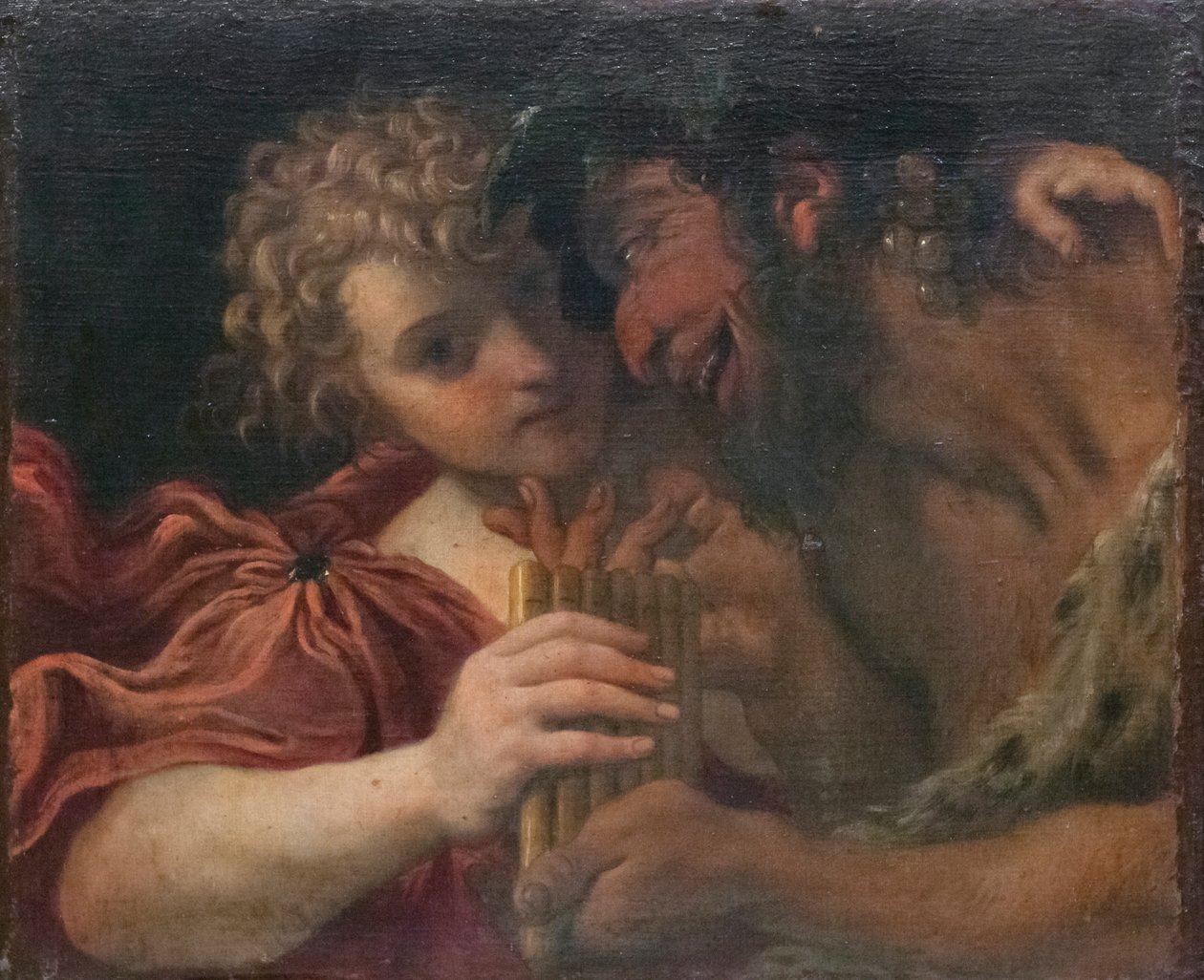 Satiro e pastore da Annibale Carracci