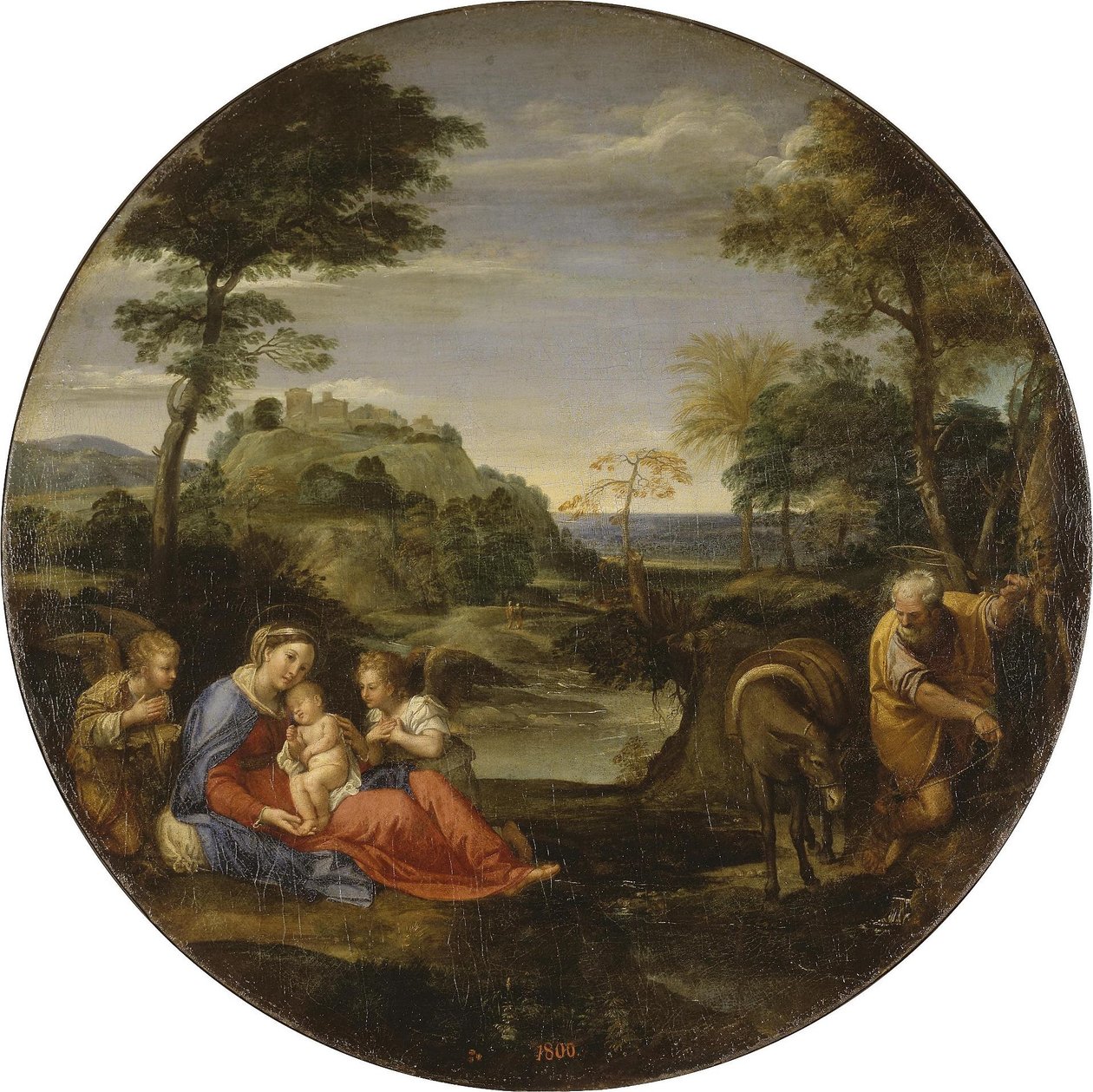 Il resto su La fuga in Egitto da Annibale Carracci
