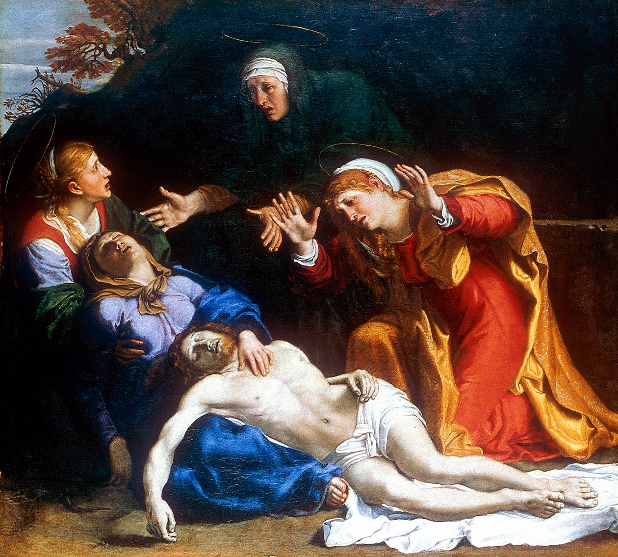 Le Tre Marie piangono il Cristo morto, c1604 da Annibale Carracci