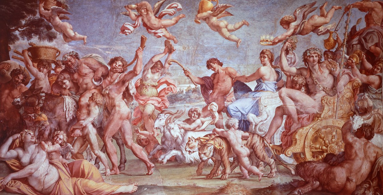 Il trionfo di Bacco e Arianna da Annibale Carracci