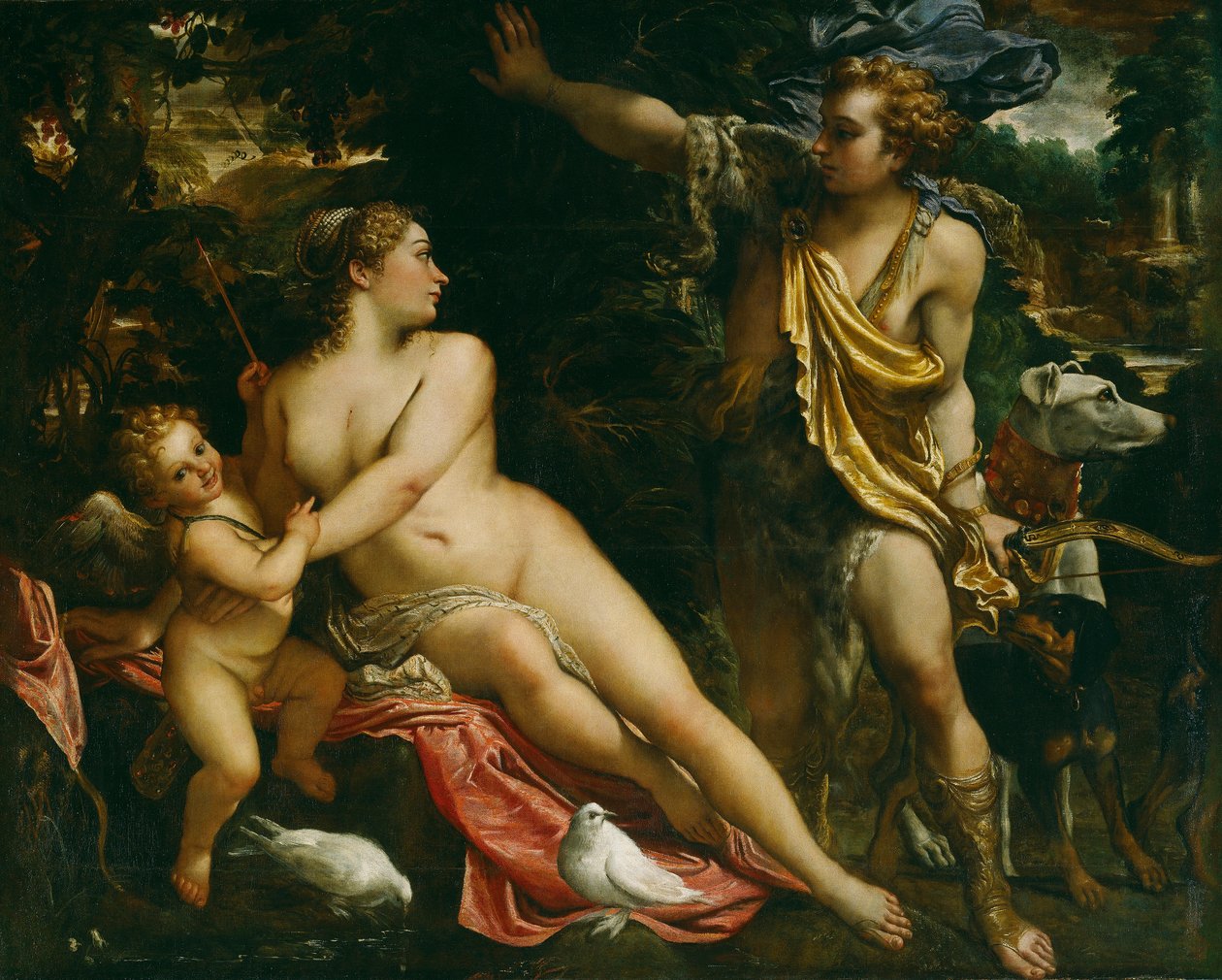 Venere, Adone e Cupido da Annibale Carracci
