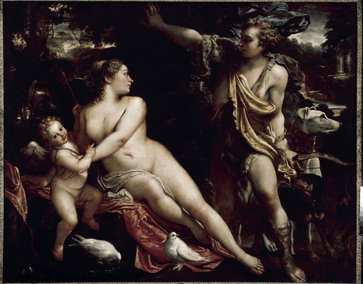 Venere e Adone da Annibale Carracci