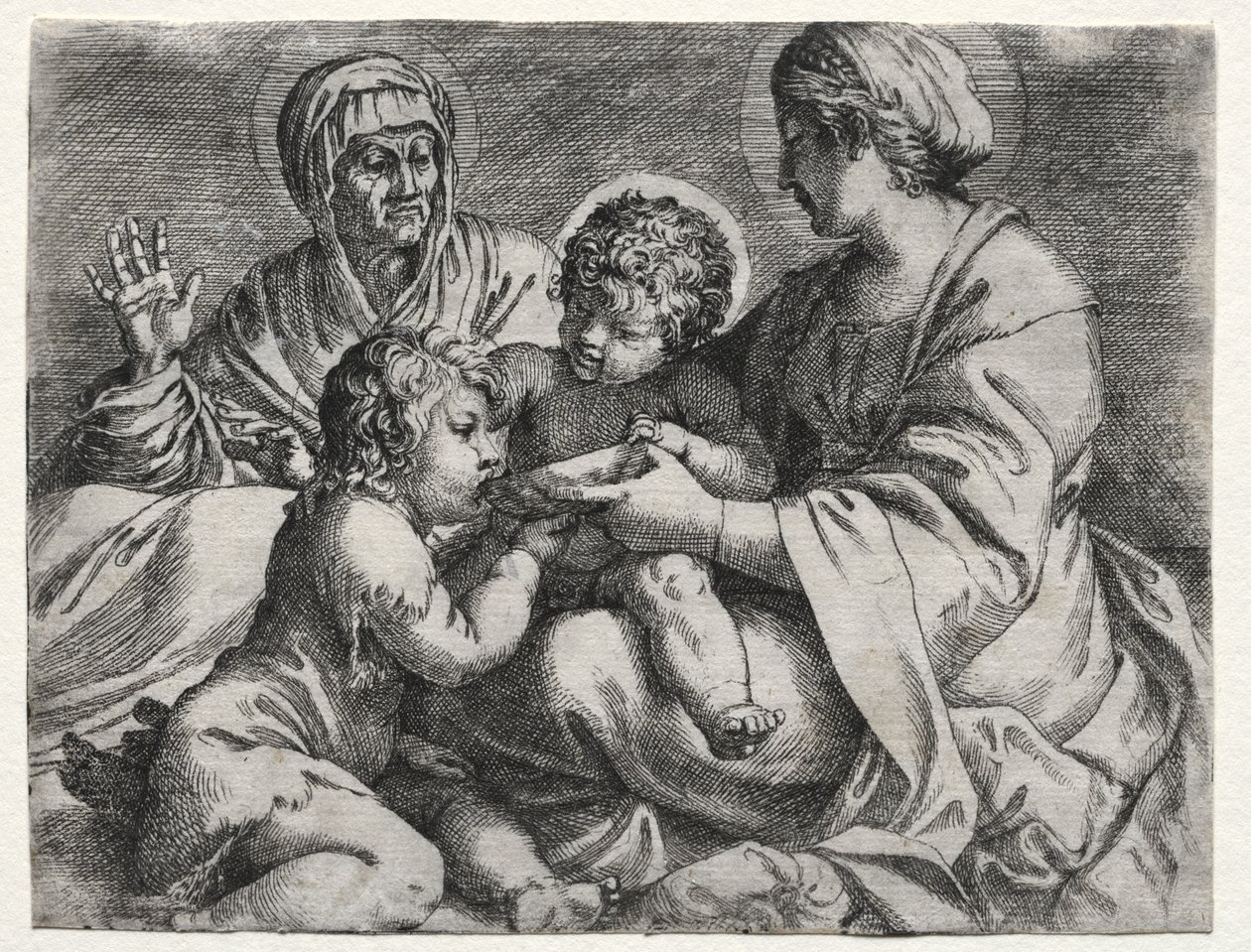 Vergine con la ciotola da Annibale Carracci