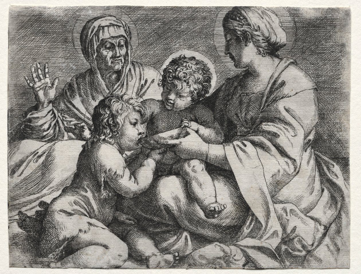 Vergine con la ciotola, 1606 da Annibale Carracci