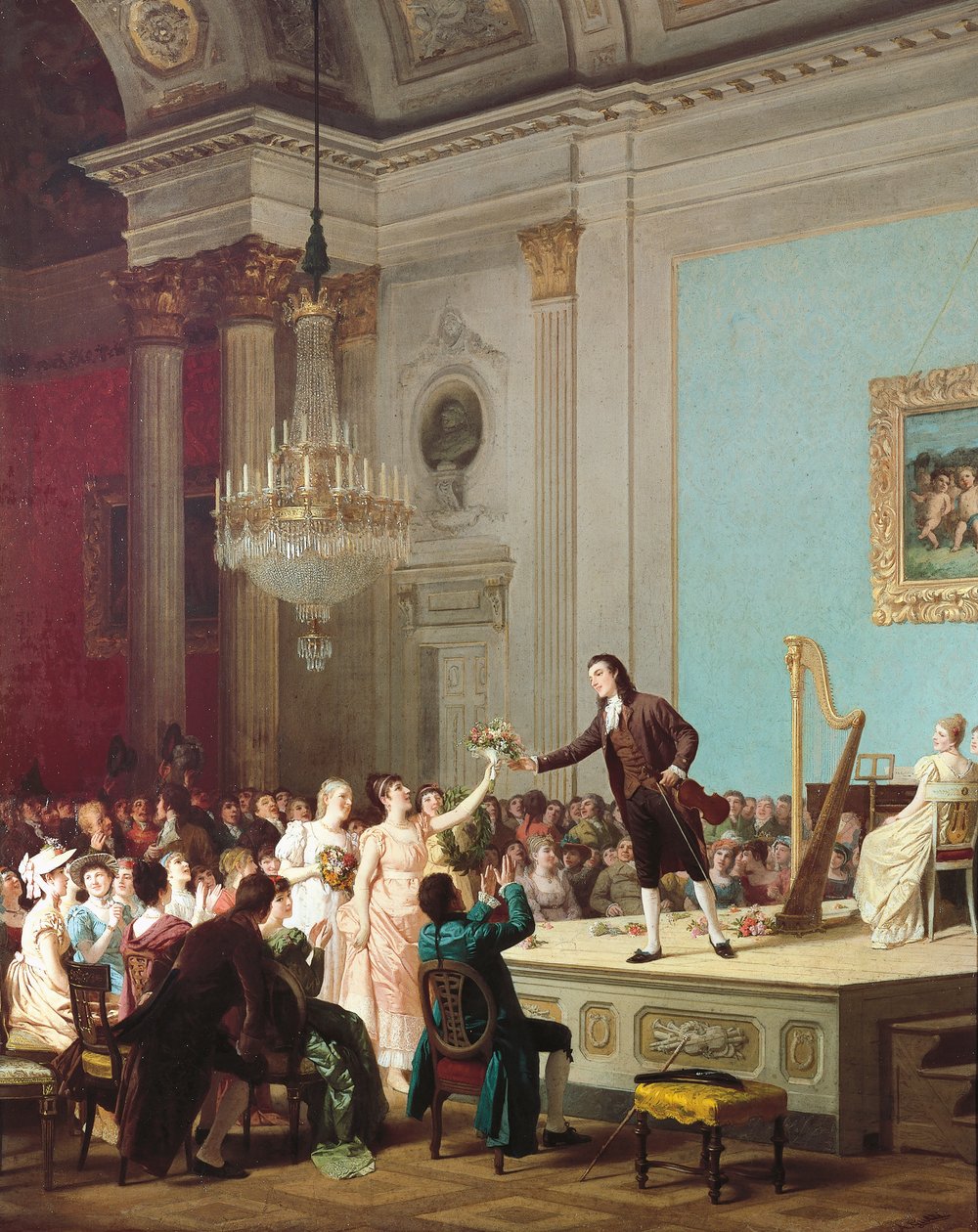 Il primo trionfo di Paganini, ca 1890 da Annibale Gatti
