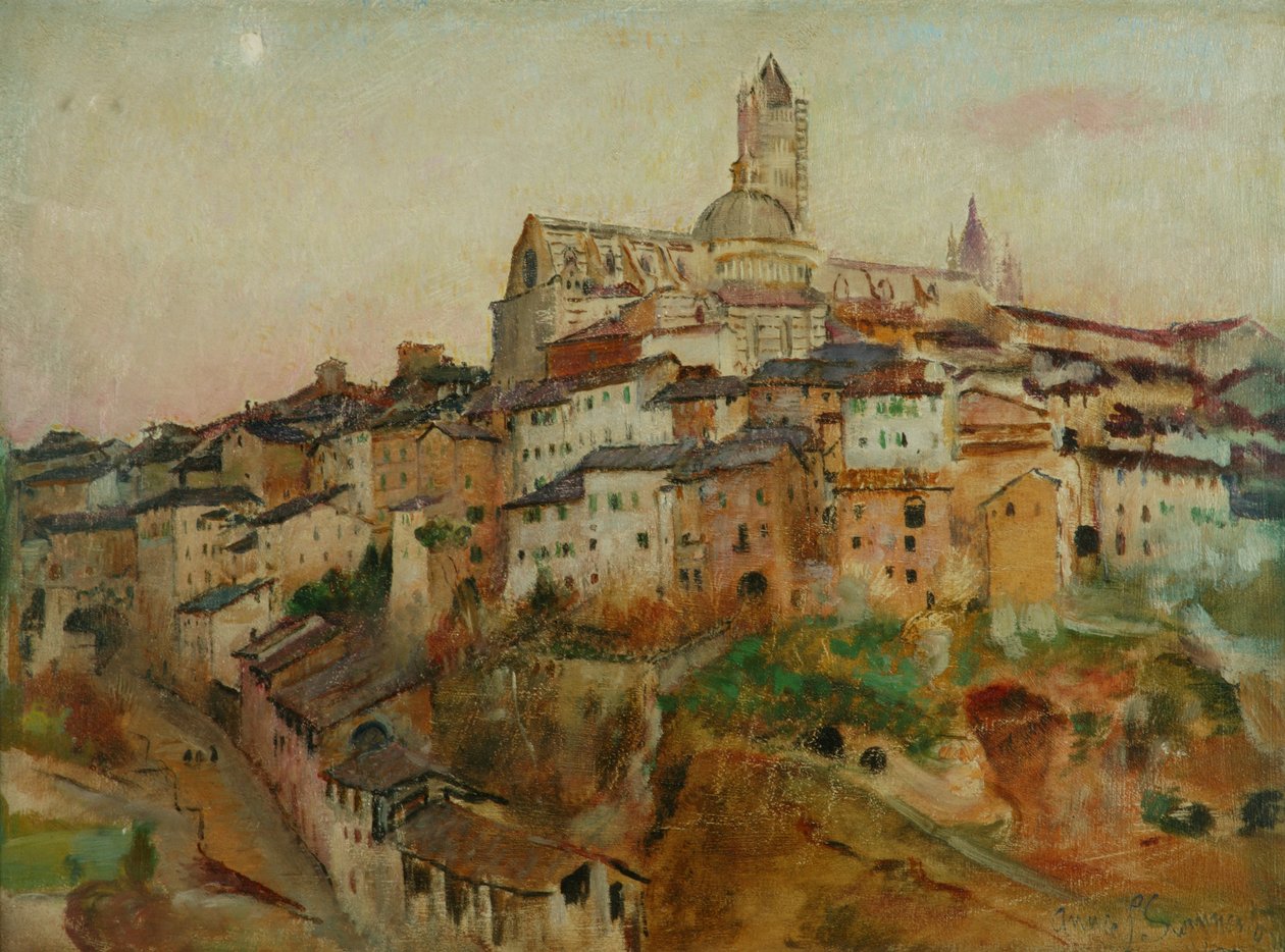 La città di Siena da Annie Louisa Swynnerton