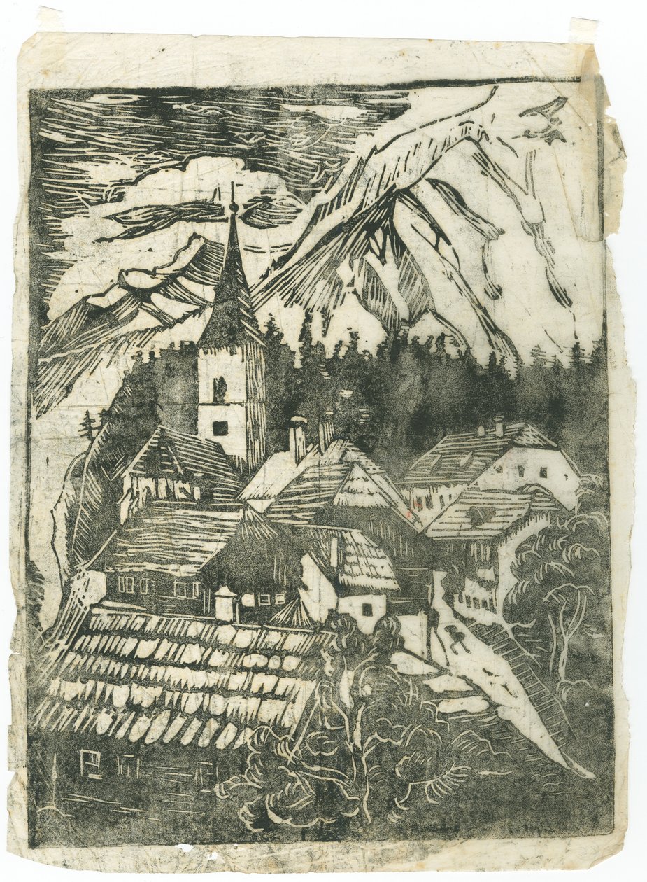 Villaggio in montagna da Anny Dollschein