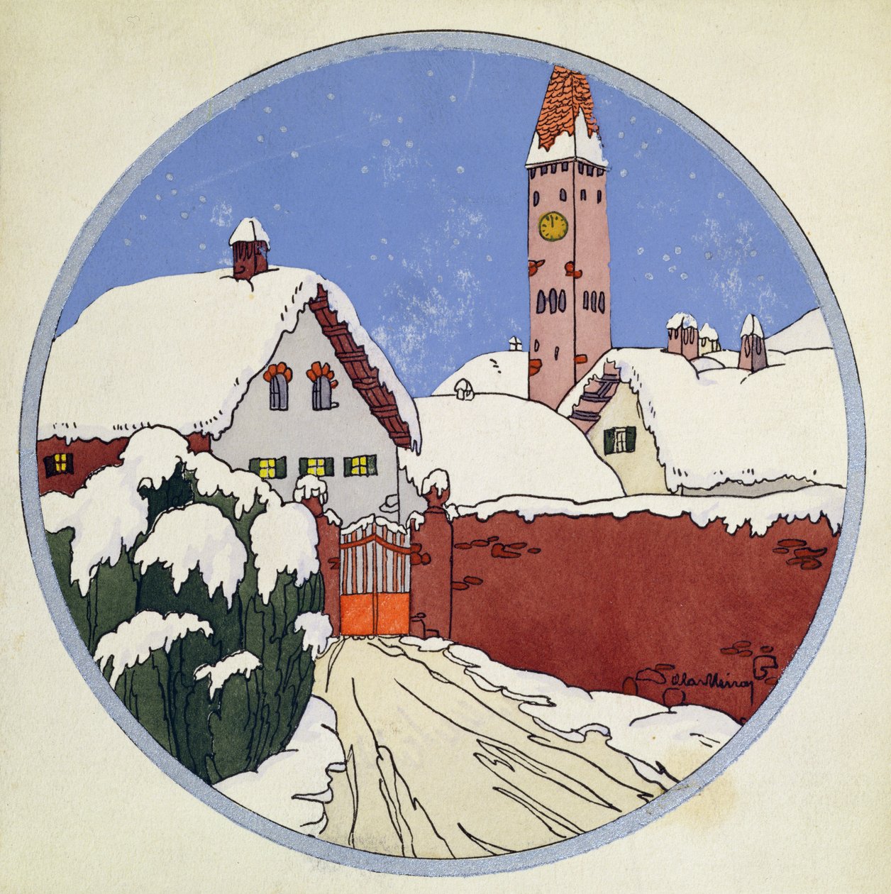 Scena di neve da Unbekannt Unbekannt