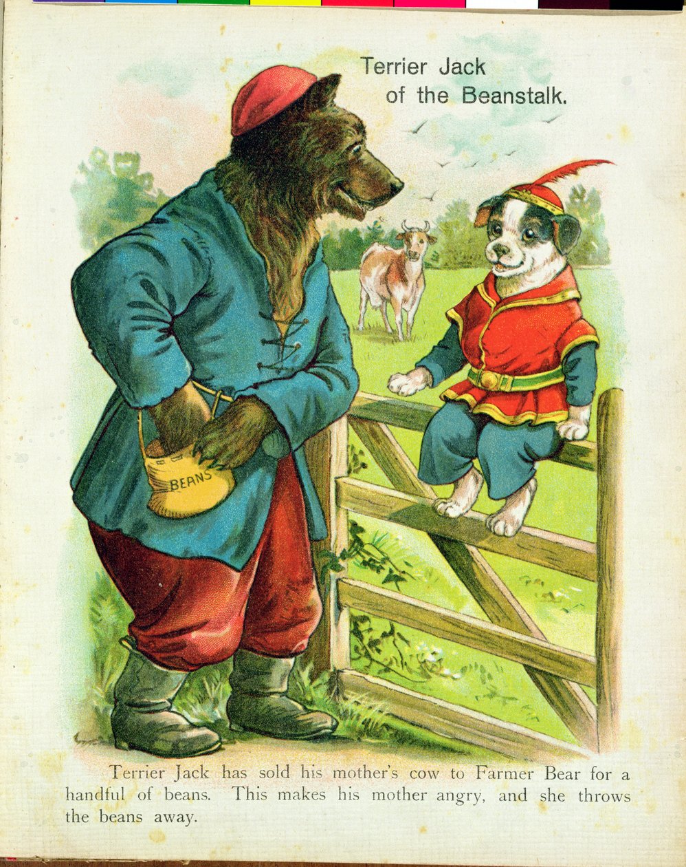 Terrier Jack, da Jack e il fagiolo magico (illustrazione) da Unbekannt Unbekannt
