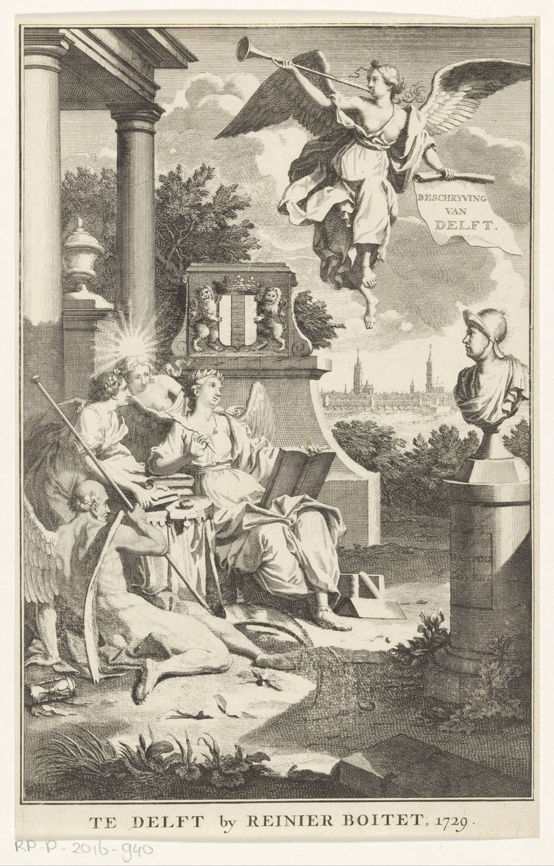 Allegoria di Delft (Descrizione di Delft) da Anonymous