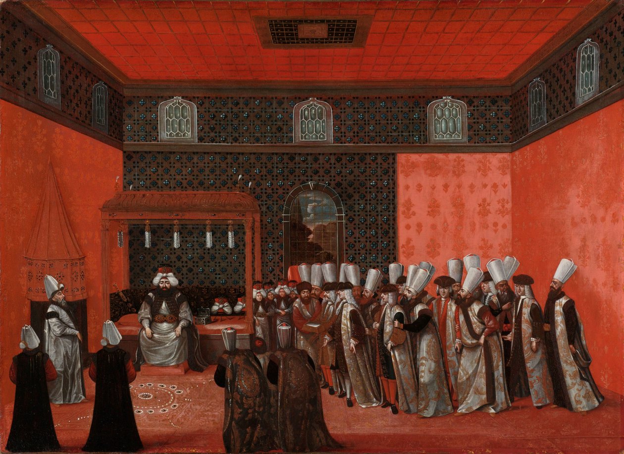 Udienza di un ambasciatore con il sultano Ahmed III (Ambasciatore Cornelis Calkoen) da Anonymous