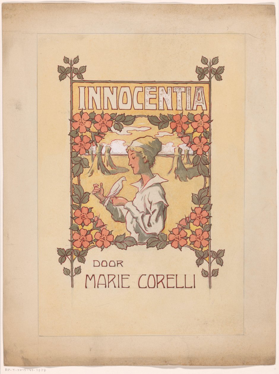 Progetto di copertina per: Marie Corelli, Innocentia: vita da sogno e realtà (Innocenza), 1915 da Anonymous