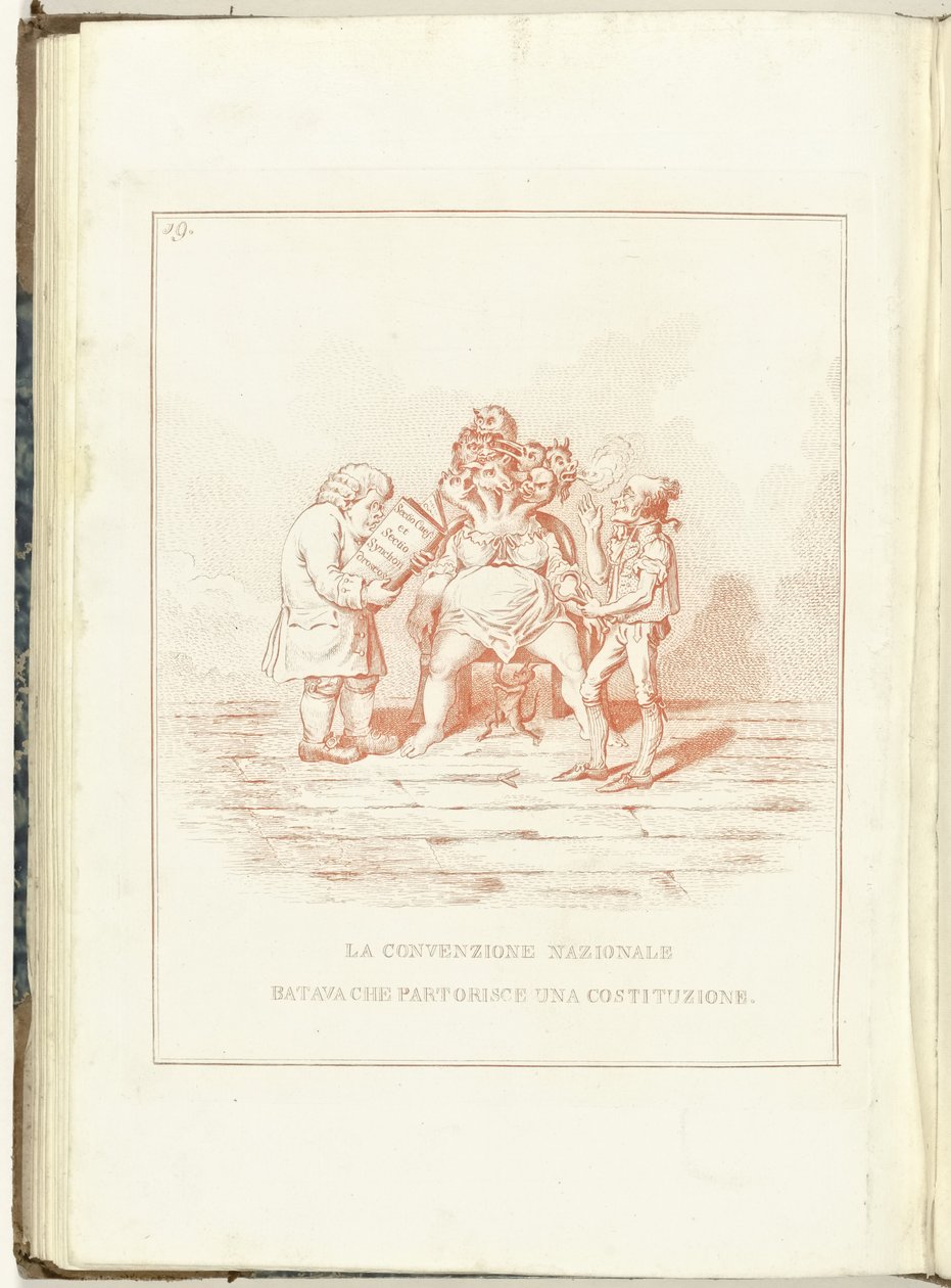 Il travaglio della Convenzione Nazionale, 1795 da Anonymous