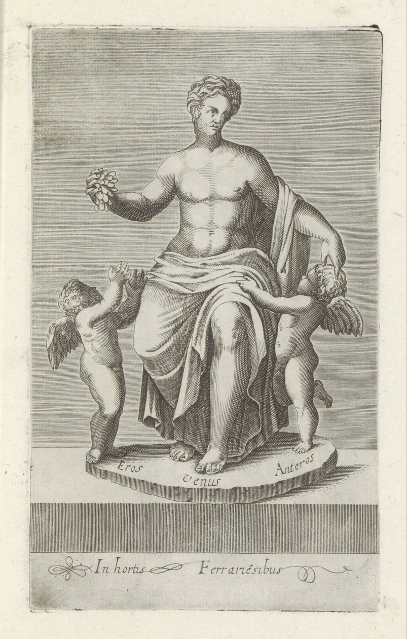 Gruppo scultoreo con Venere tra Eros e Anteros da Anonymous