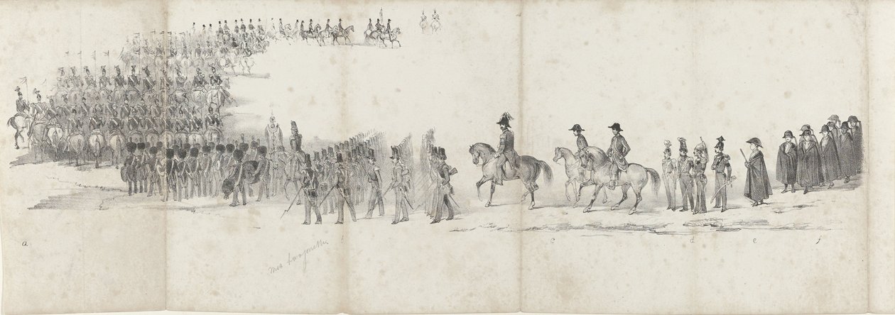 Funerale del defunto re Guglielmo II a Delft il 4 aprile 1849 da Anonymous