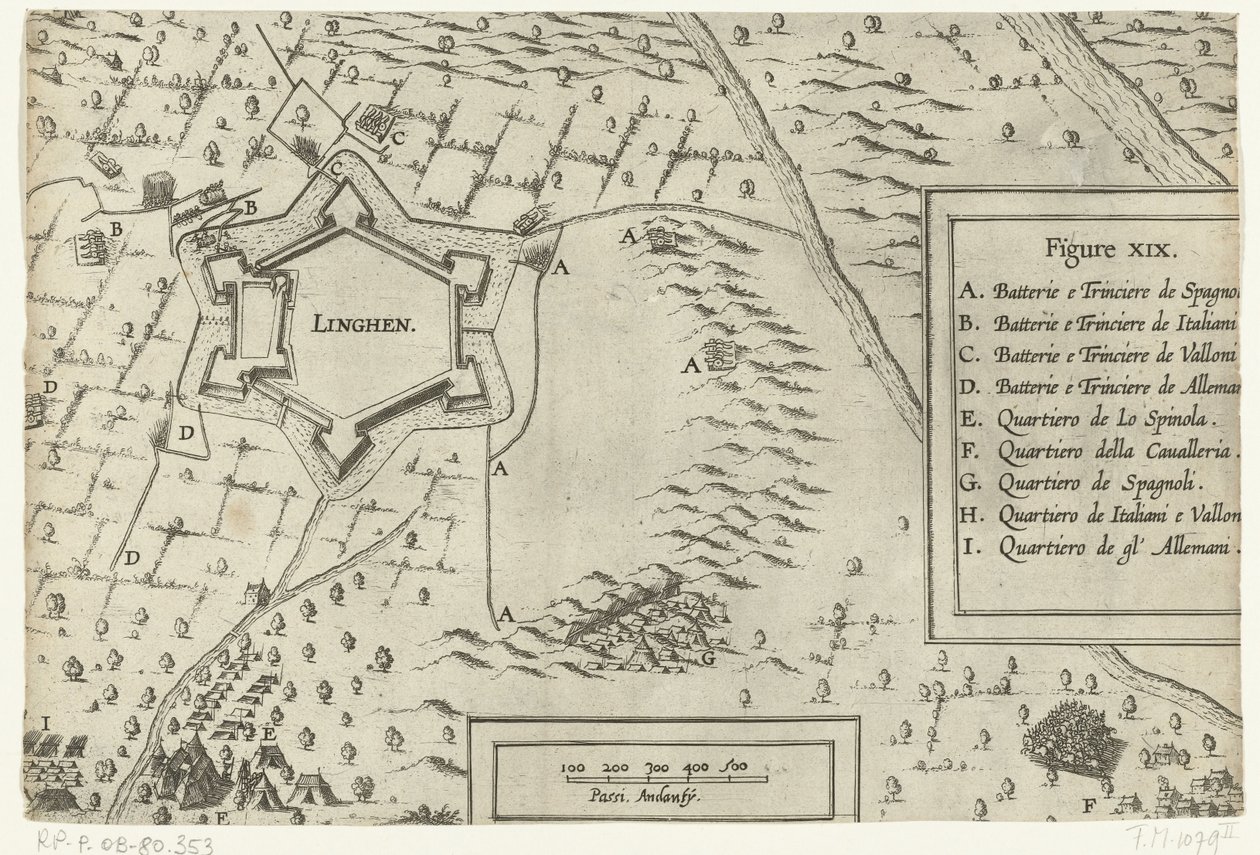 Assedio e conquista di Lingen da parte di Spinola, 1605 da Anonymous